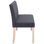 Banc banquette 139 5 cm gris foncé polyester 02_0010894