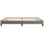 vidaXL Cadre de lit sans matelas gris 200x200 cm similicuir
