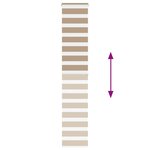 vidaXL Store zèbre marron sable largeur du tissu 40 9 cm polyester