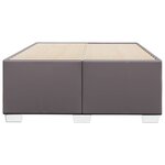 vidaXL Cadre de lit sans matelas gris 120x200 cm similicuir