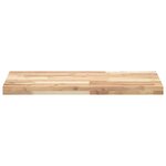 vidaXL Étagères flottantes 4 Pièces 80x40x4 cm acacia massif non traité