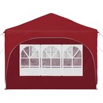 vidaXL Tente de fête pop-up 575 x 288 x 245 cm Bordeaux Tissu Oxford