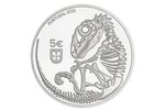 Pièce de monnaie 5 euro Portugal 2022 argent BE – Lourinhanosaurus