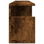vidaXL Armoire murale 80x20x30 cm chêne fumé bois d'ingénierie