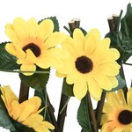 vidaXL Treillis de lierre artificiel extensible jaune 180x60 cm