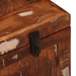 vidaXL Boîte de Rangement Multicolore bois de récupération massif