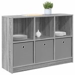 vidaXL Buffet avec tiroir Gris Sonoma 102 x 32 x 73 5 cm