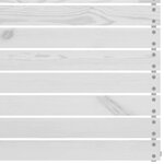 vidaXL Canapé central de jardin blanc bois de pin massif