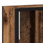 vidaXL Armoire à miroir de salle de bain vieux bois bois d'ingénierie