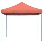 vidaXL Tente réception pliable escamotable terre cuite 292x292x315 cm