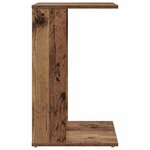 vidaXL Table d'appoint Bois ancien 40 x 38 x 62 5 cm Bois d'ingénierie