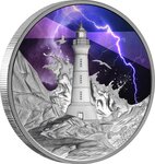 Pièce de monnaie en Argent 1 Dollar g 31.1 (1 oz) Millésime 2024 ELECTRIC SKY