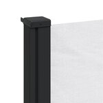 vidaXL Auvent latéral rétractable blanc 117x300 cm