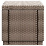 Keter Pouf de rangement Cube avec coussin Graphite