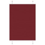 vidaXL Store plissé rouge bordeaux 85x150 cm largeur du tissu 84 4 cm