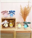 Veilleuse bebe musicale culbuto ocre - 16 cm
