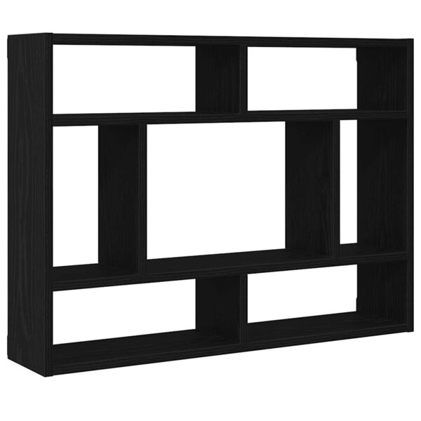 vidaXL Étagère murale Chêne noir 75x16x55 cm Bois d'ingénierie