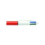 Stylo bille 4 couleurs classiques pointe fine BIC