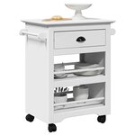 VidaXL Chariot de cuisine BODO blanc 67 5x45x80 cm