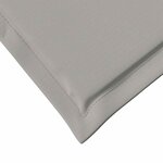 vidaXL Coussins de siège et de dos 2 Pièces Gris clair 47 x 45 x 2 cm