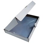 Etui Carton De 100 Pochettes Coin Polypropylène Lisse 12/100e - A4 - Cristal - Exacompta