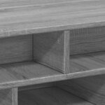vidaXL Table basse sonoma gris 70x70x29 cm bois d'ingénierie