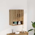 vidaXL Armoire murale chêne artisanal 60x31x70 cm bois d'ingénierie