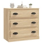 vidaXL Buffet chêne sonoma 70x35 5x67 5 cm bois d'ingénierie