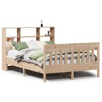 vidaXL Cadre de lit sans matelas 120x200 cm bois de pin massif