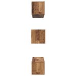 vidaXL Ensemble meuble TV 6 Pièces Bois Ancien Bois d'ingénierie