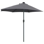 vidaXL Parasol de jardin Anthracite 294 x 150 x 223 cm tissu