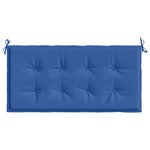 vidaXL Coussin de banc de jardin bleu royal 120x50x4 cm tissu oxford