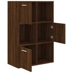 vidaXL Armoire de rangement Chêne marron 60x29 5x90 cm