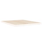 vidaXL Cadre de lit sans matelas blanc 160x200 cm bois de pin massif