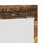 vidaXL Porte-manteau mural avec étagère Bois ancien 90 x 10 x 50 cm