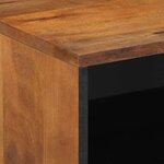 vidaXL Cabinet de chevet avec tiroir marron miel 50 x 33 x 62 cm