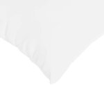 vidaXL Coussins de canapé 2 Pièces Blanc 60 x 40 cm tissu