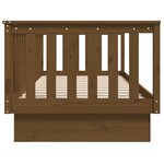 vidaXL Lit de jour Marron miel 90x200 cm Bois de pin massif