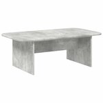 vidaXL Table basse Gris béton 93 x 53 x 33 cm Bois d'ingénierie