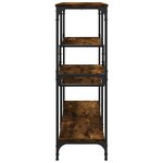 vidaXL Table console chêne fumé 103x32x95 cm bois d'ingénierie