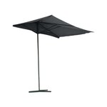 Parasol balcon noir pied en t