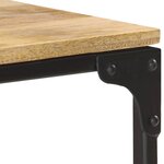 vidaXL Table console 110x30x75 cm Bois de manguier massif