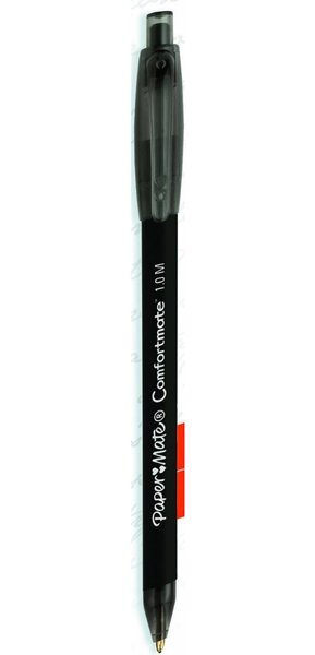 Stylo à bille Comfortmate Ultra rétractable pointe moyenne Noir Paper Mate