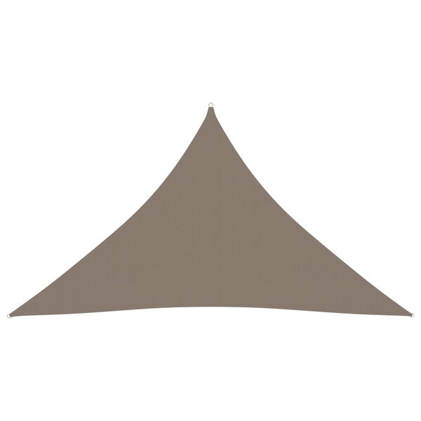vidaXL Voile de parasol Tissu Oxford triangulaire 3x3x4 24 m Taupe