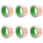 vidaXL Ruban en Cuivre Double Face 6 Pièces Cuivre 2000 x 5 cm Cuivre