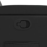 vidaXL Fauteuil inclinable Noir Similicuir