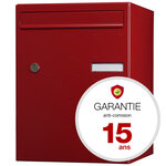 Boite à colis atout 1 porte rouge ral 3004 b