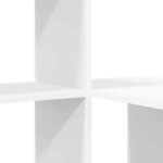 vidaXL Bureau Blanc 131 5 x 50 x 106 5 cm Bois d'ingénierie