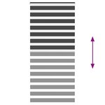 vidaXL Store zèbre noir 95x230 cm largeur du tissu 90 9 cm polyester