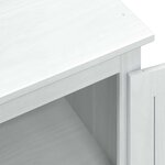 vidaXL Armoires avec tiroir Blanc 55 x 50 x 170 cm Pin massif
